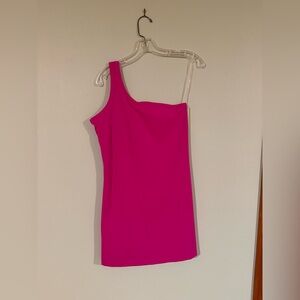 All In Motion Pink One-Shoulder Dress
